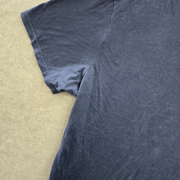 VINTAGE LL Cool‎ J Men Shirt 2XL Blue Argyle Graphic Grunge Streetwear Y2K Tee - Picture 8 of 10